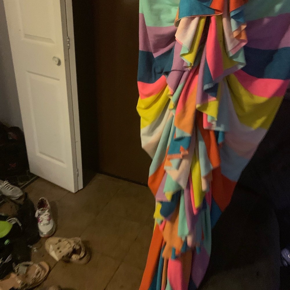 COLORFUL STRIPPED DRESS - Picture 4 of 16